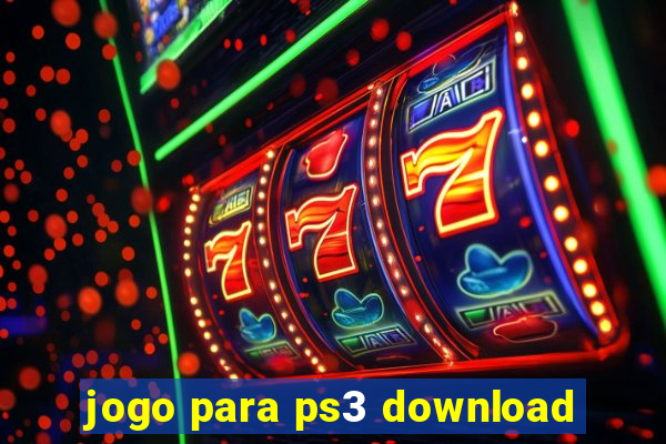 jogo para ps3 download