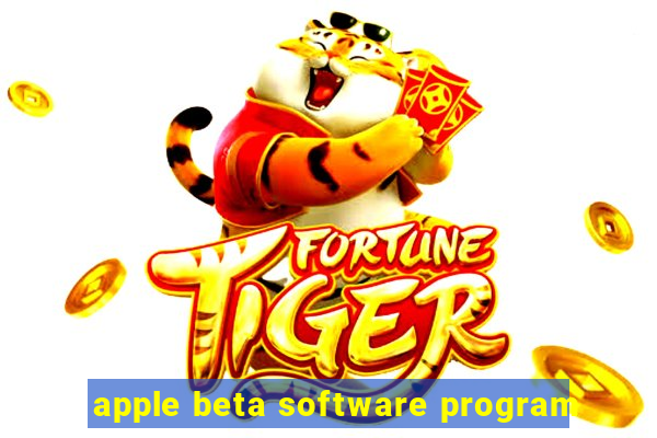 apple beta software program