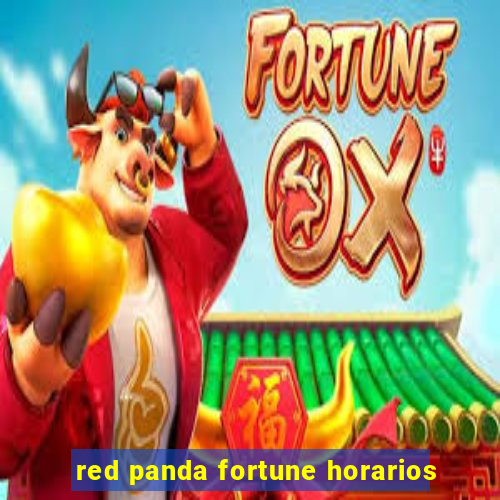 red panda fortune horarios