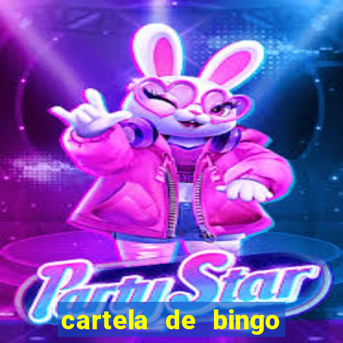 cartela de bingo cha de panela