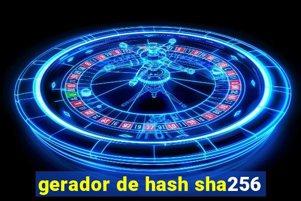 gerador de hash sha256