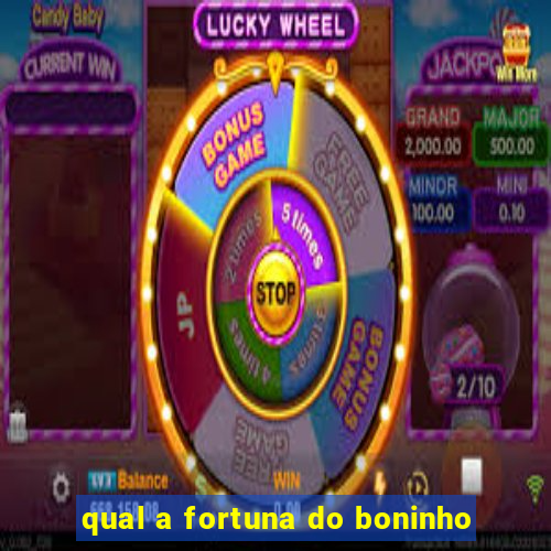 qual a fortuna do boninho