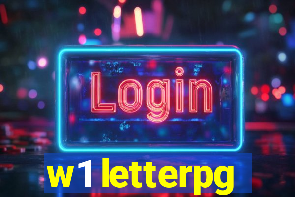 w1 letterpg